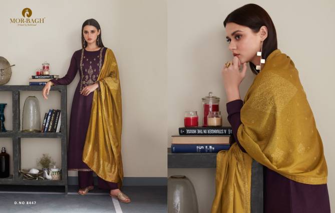 Aashirwad Gulal 8446 Series  Latest Fancy Designer Mix Fabric Silk Salwar Suits Collection